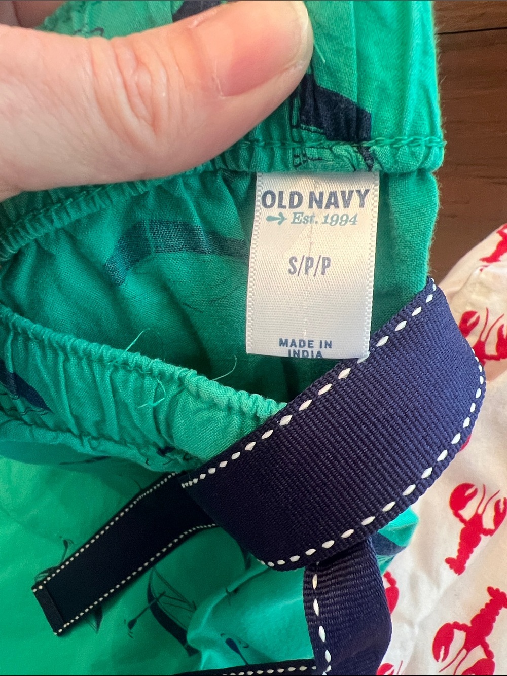 Old Navy PJ bottoms with Lobster and Boat Print - Picture 8 of 8